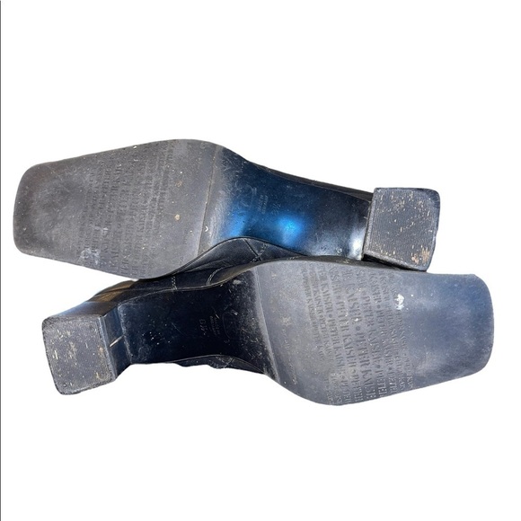 IOB -Peter Kaiser Black Caprillo Square toed boots. Size 8.5 GUC - Picture 5 of 11